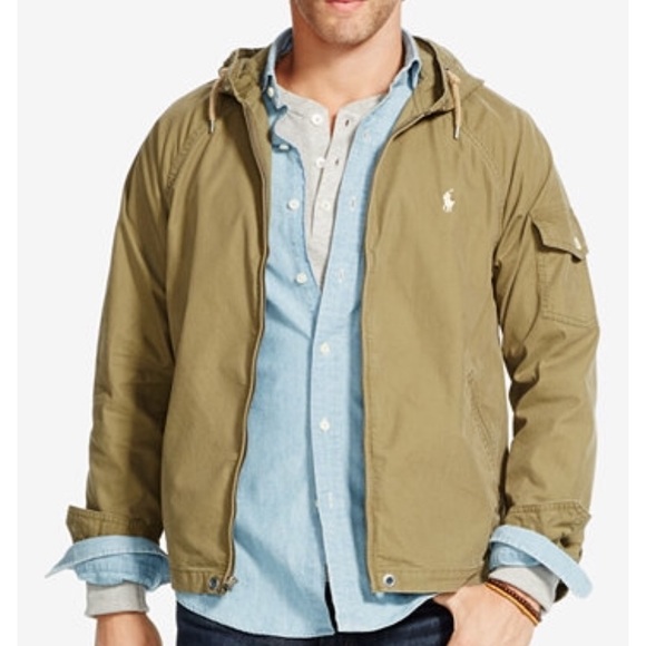 ralph lauren hooded windbreaker